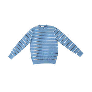 Calvin Klein Men's Supima Cotton Mini Stripe Logo Sweater Multi Size XS 4928